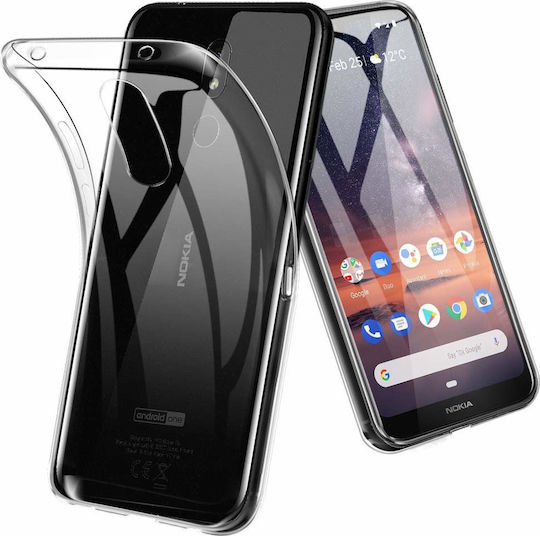 Umschlag Rückseite Silikon 0.3mm Transparent (Nokia 3.2)