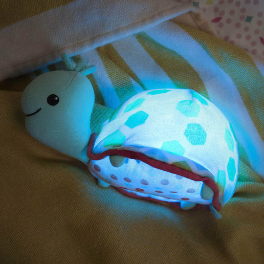 B.Toys Sleep Toy Lamp Turtle made of Fabric with Light and Sounds for 0++ Months
