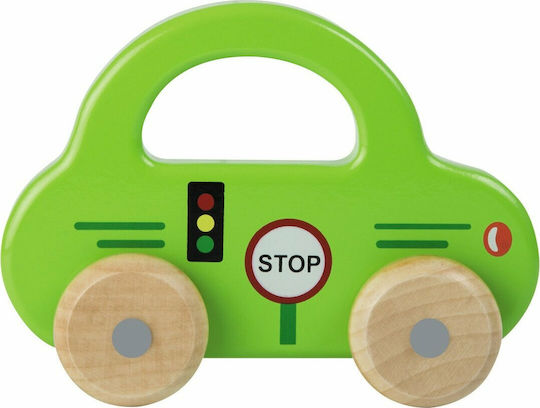 Joueco Wooden Cars Green Αυτοκινητάκι Λαχανί για 3+ Ετών