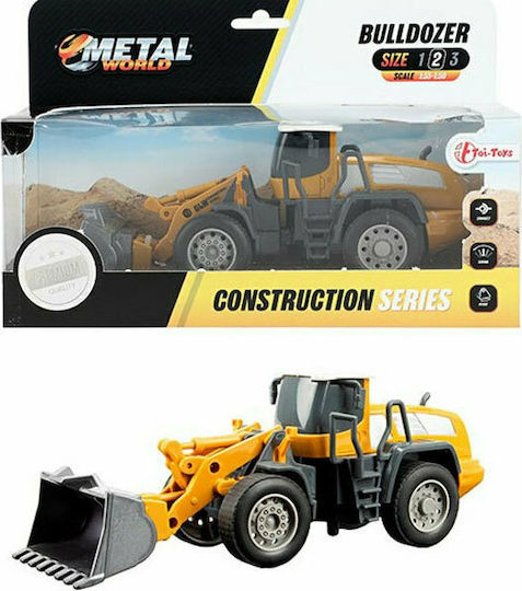Toi-Toys Metal Construction Vehicle Bulldozer 1:55 Tractor 1:55 Pickup Truck for 4++ Years TT21526A