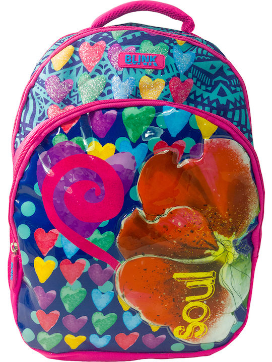 Blink Soul Schulranzen Rucksack Junior High-High School Mehrfarbig