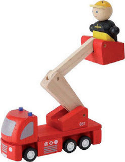 Plan Toys Μικρό Πυροσβεστικό Όχημα Truck for 3++ Years 6234