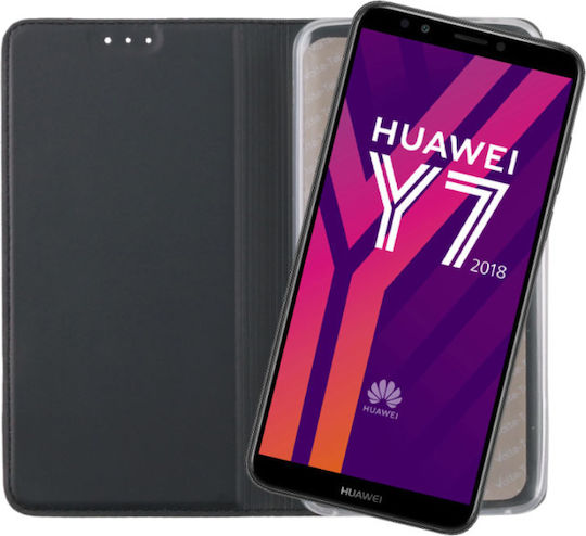 Volte-Tel Magnet Book Изкуствена кожа Сив (Huawei Y7 2018/Y7 Prime 2018)