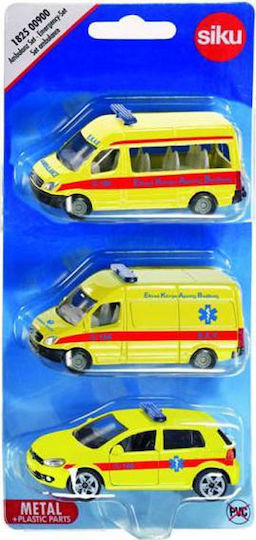 Siku Greek Health Vehicles Car Ambulance for 3+ Years (Various Designs) 1pc
