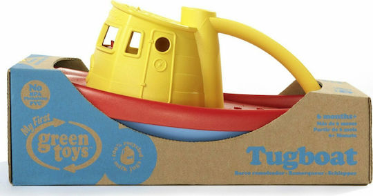 Green Toys Βαρκούλες Μπάνιου για 6+ Μηνών Tug Boat Blue