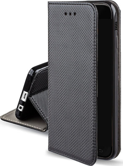 Forcell Smart Magnet Book Piele artificială Negru (Galaxy S20 FE)