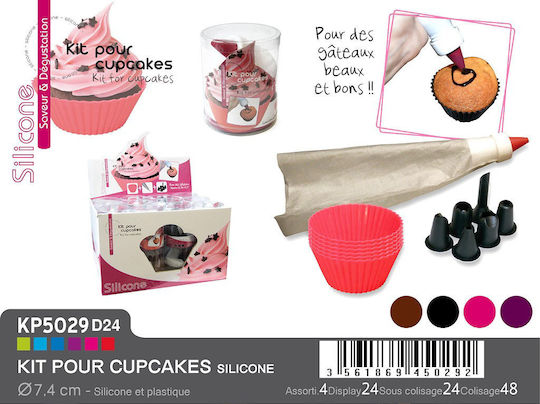 Espiel Pastry Bag Set Silicone 7 Pieces KP5029A4