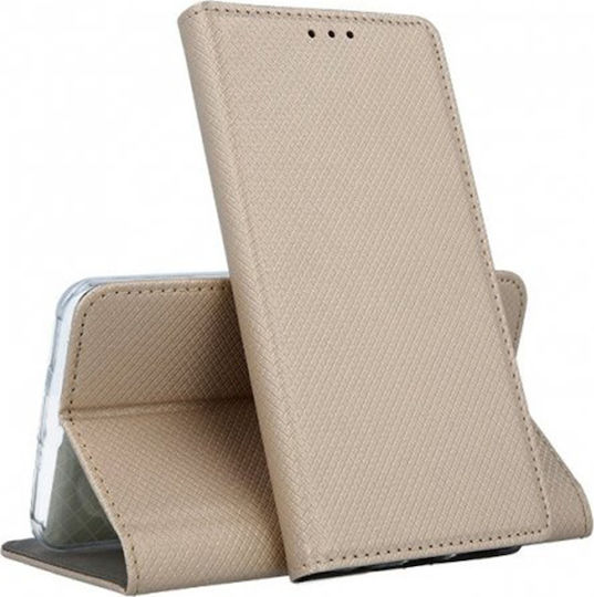 Smart Magnet Book Δερματίνης Χρυσό (iPhone 12 mini)