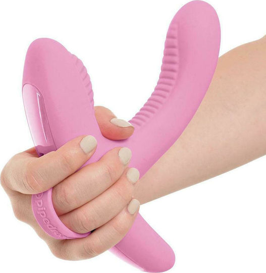 Pipedream 3Some Rock Nl Grind Vibe Silicone Vibrator Vibrator G-Spot with Remote Control 6.8cm Pink