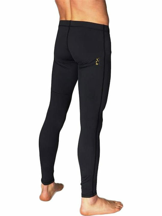 Leone Essential Long Men Martial Arts Leggings Black