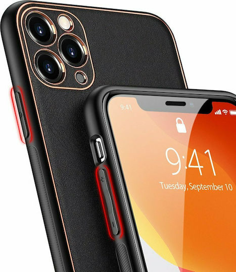Dux Ducis Yolo Series Back Cover Δερματίνης Μαύρο (iPhone 12 / 12 Pro)