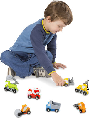 Melissa & Doug Construction Site Car Set