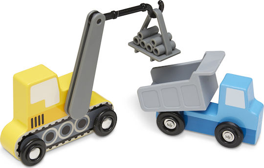 Melissa & Doug Construction Site Σετ Αυτοκινητάκια για 3+ Ετών