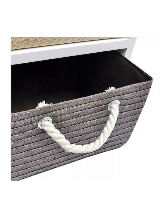 Κομοδίνα από Μασίφ Ξύλο Πολύχρωμα 2τμχ 35x27x48cm