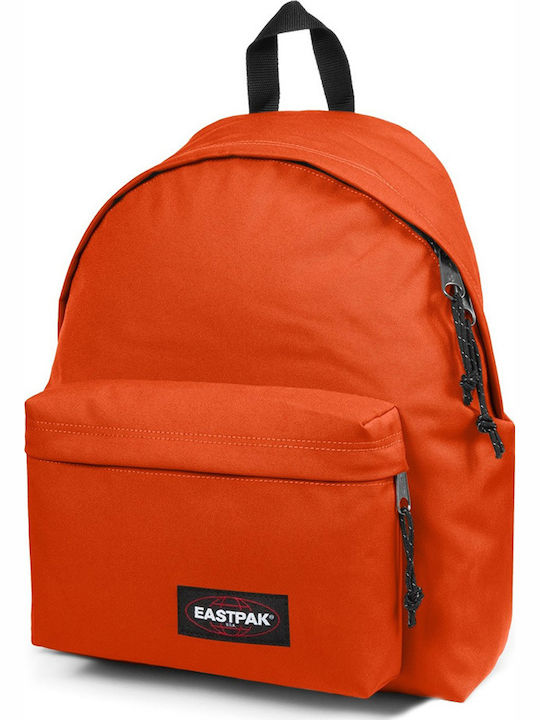 Eastpak Padded Pak'r Curved Pumpkin Σχολική Τσάντα Πλάτης Γυμνασίου - Λυκείου σε Πορτοκαλί χρώμα