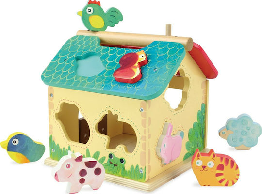 Vilac Formensortierspiel Farm With Shapes aus Holz für 24++ Monate