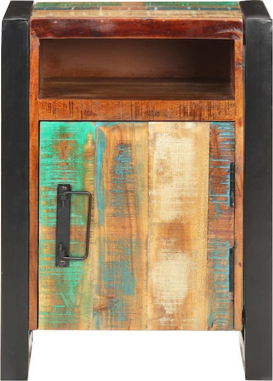 Ξύλινο με Μεταλλικά Πόδια Γαλάζιο 40x35x55cm 321568 Ξύλινο με Μεταλλικά Πόδια Γαλάζιο 40x35x55cm 321568