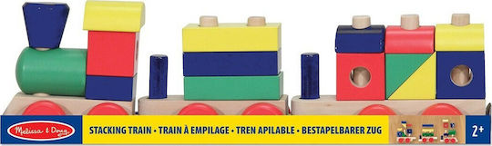 Melissa & Doug Stacking Toy Stacking Train made of Wood for 24++ Months