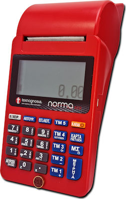 Norma Eco Wifi Tragbare Registrierkasse mit Batterie in Rot Farbe