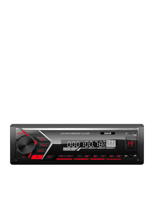 Gear Car-Audiosystem 1DIN (Bluetooth/USB)