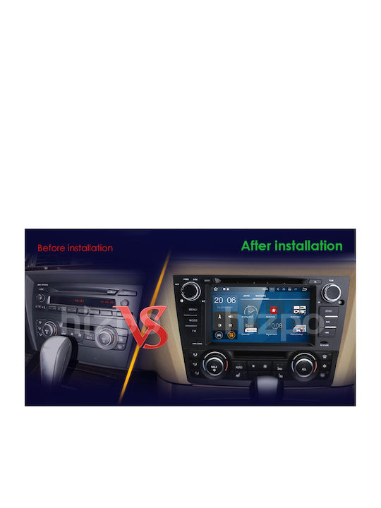 Car Audio System for BMW E90 / E91 / E92 / Series 3 2005+ (Bluetooth/USB/WiFi/GPS/Apple-Carplay/Android-Auto) with Touch Screen 2"