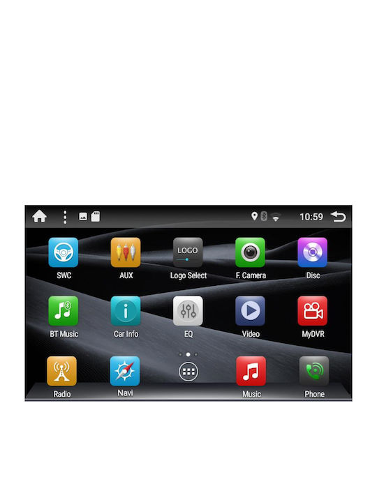 Digital IQ Ηχοσύστημα Αυτοκινήτου 2DIN (Bluetooth/USB/AUX/WiFi/GPS/Apple-Carplay/Android-Auto) με Οθόνη Αφής 6.5"
