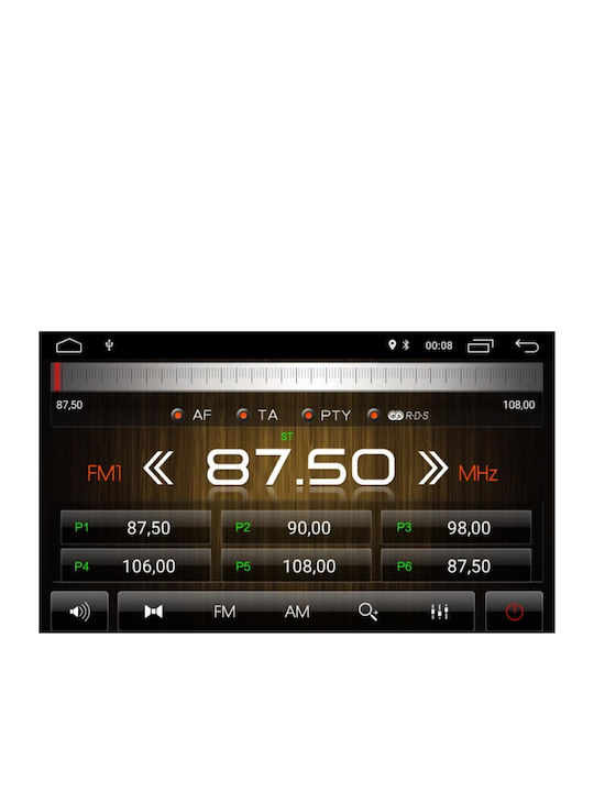 Digital IQ Ηχοσύστημα Αυτοκινήτου 2DIN (Bluetooth/USB/AUX/WiFi/GPS/Apple-Carplay/Android-Auto) με Οθόνη Αφής 6.5"