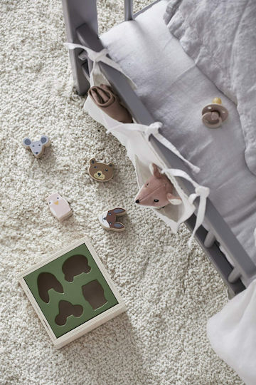 Kids Concept Παιχνίδι Ταξινόμησης Σχημάτων Παιχνίδι Ταξινόμησης Σχημάτων με Ζωάκια από Ξύλο για 12+ Μηνών