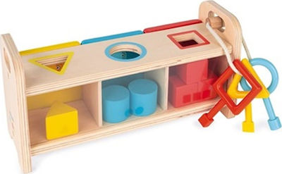 Janod Shape Sorting Toy Μαθαίνω Τα Σχήματα made of Wood for 18++ Months