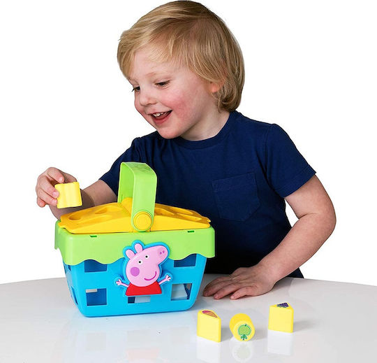 HTI Shape Sorting Toy Peppa Pig Shape Sorter Picnic with Sounds for 12++ Months