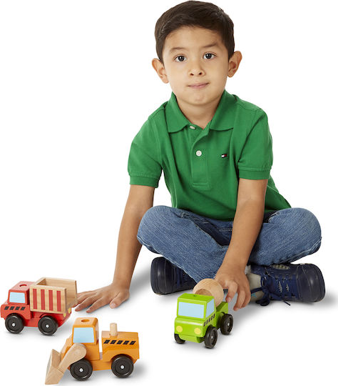 Melissa & Doug Όχημα Αυτοκινητάκια Στοίβαξης από Ξύλο για 36+ Μηνών