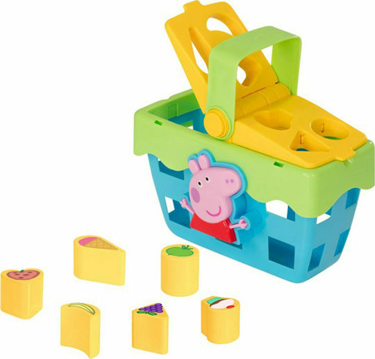 HTI Shape Sorting Toy Peppa Pig Shape Sorter Picnic with Sounds for 12++ Months