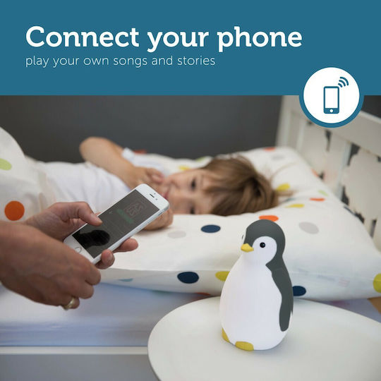 Zazu Sleep Toy Pam The Penguin with Lights for 24++ Months