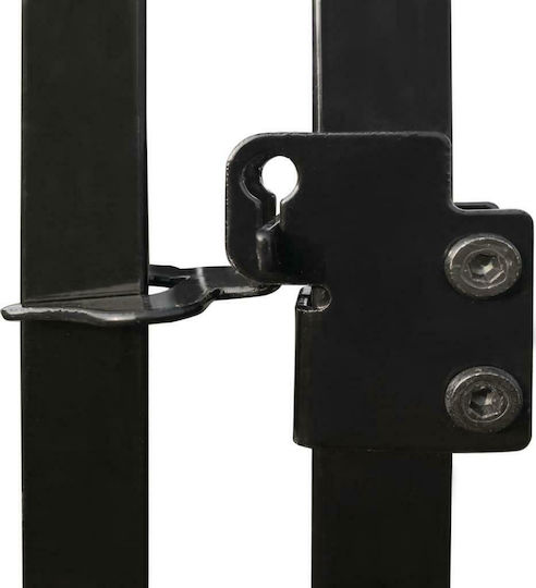 vidaXL Μεταλλικό Πάρκο Σκύλου 300x300x210εκ. Μαύρο