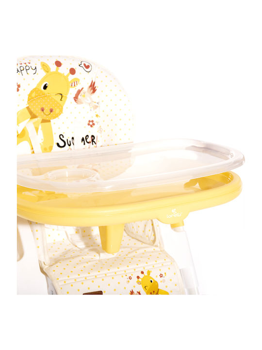 Lorelli Cryspi Foldable Baby Highchair with Adjustable Height Blue Elephant