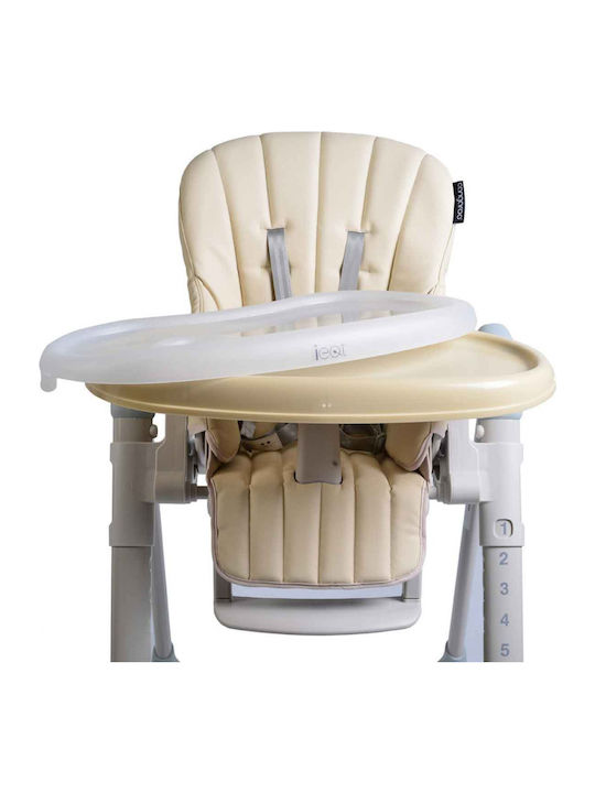 Cangaroo I Eat Foldable Baby Highchair with Adjustable Height Blue