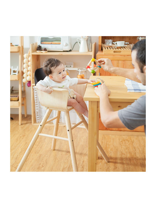 Plan Toys Highchair & Wooden Seat Black