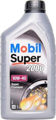 Mobil Super 2000 X1 Diesel Semi-Synthetic Car Lubricant 10W-40 1lt for Diesel Engine