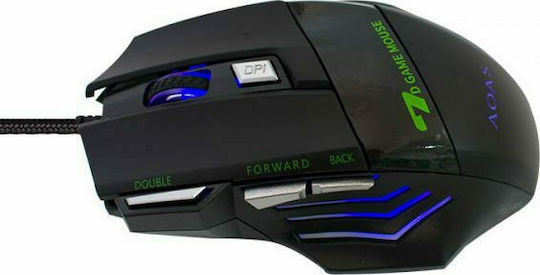 aoas K90 Gaming Ποντίκι 3200 DPI Μαύρο