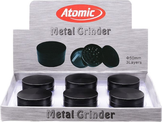 Atomic Τρίφτης μεταλλικός 3 parts All Black 50mm 1τμχ