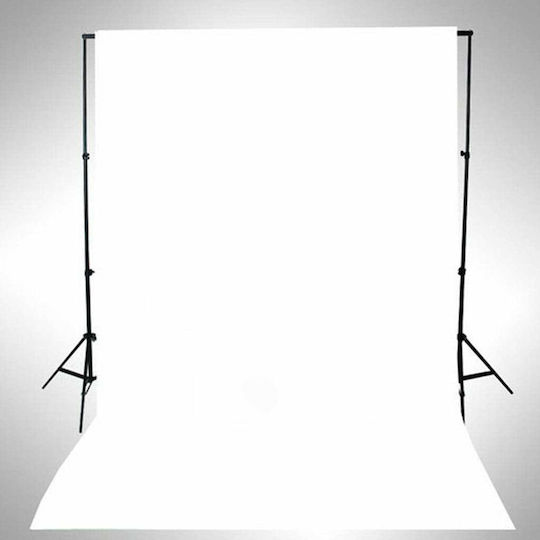 vidaXL Cotton Photography Backdrop Fabric 300x500cm White
