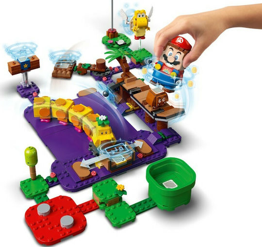 LEGO Set Extindere Terenul Otrăvitor Wiggler Super Mario Pentru Vârsta 7+