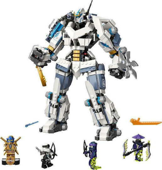 LEGO Ninjago Legacy Zanes Titan Mech Battle Ninja Pentru Vârsta 9+ Ani