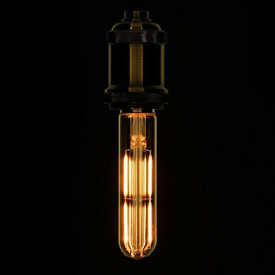 GloboStar Λάμπα LED 4W 135mm για Ντουί E27 και Σχήμα T30 Θερμό Λευκό 360lm Dimmable
