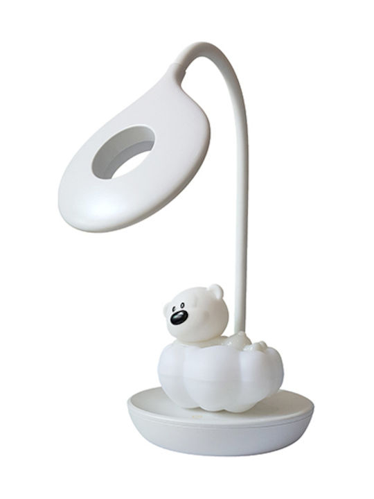 Bright Sun LED Kinder Schreibtischlampe Bright Sun Baby Bear Weiß