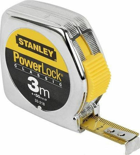 Stanley Powerlock Tape Measure with Auto-Rewind 13mm x 3m