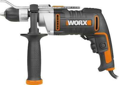 Worx Κρουστικό Δράπανο 810W με Θήκη και με Σετ 3 τρυπανιών & Σετ 3 διαμαντοτρυπανιών