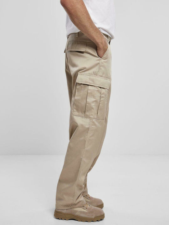 Trousers Cargo in Loose Fit Beige