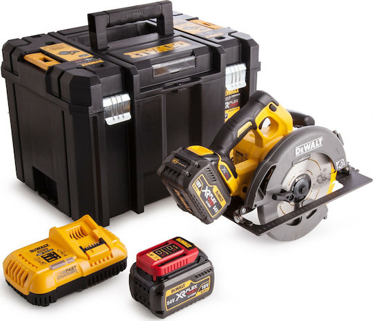 Dewalt Δισκοπρίονο 54V 2x6Ah με Σύστημα Αναρρόφησης