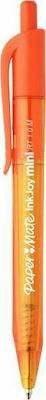 Papermate Inkjoy Mini RT Pen Ballpoint 1mm with Orange Ink